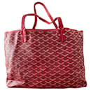 Goyard Vermelho Goyardine Saint Louis PM