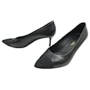 CHANEL SHOES G31984 40 BLACK LEATHER PUMPS - Chanel