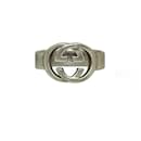 Gucci Interlocking G Silver Ring SV925 in Good Condition