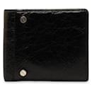 Balenciaga Leather Square Bifold Wallet 542001 in Very Good Condition