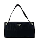 Prada Nylon Shoulder Bag Canvas Shoulder Bag in Very Good Condition