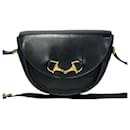 Gucci Old Vintage Horsebit Shoulder Bag Leather Shoulder Bag 0011691065 in Very Good Condition