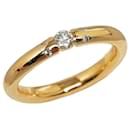 K18YG Yellow Gold Diamond Ring 0.10ct 0.03ct Size 6.5 in Excellent Condition - & Other Stories