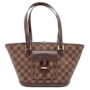 Sac à main épaule Manosque PM Damier Ebene Louis Vuitton