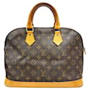 Borsa Louis Vuitton Alma PM Monogram Marrone per Donne