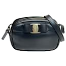 Salvatore Ferragamo Vara Shoulder Bag - Black Leather