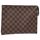 LOUIS VUITTON Poche Toilette Damier Ebene 26 N47543 LV Auth 77868 - Louis Vuitton