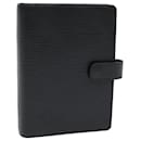 LOUIS VUITTON Epi Agenda MM Day Planner Cover Black R20042 LV Auth yk13039 - Louis Vuitton