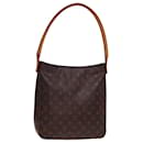 LOUIS VUITTON Monogram Looping GM Schultertasche M51145 LV Auth 77940 - Louis Vuitton