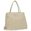 PRADA Hand Bag Nylon White Auth 78963 - Prada