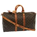 LOUIS VUITTON Monogram Keepall Bandouliere 45 Bolsa Boston M41418 LV Auth 77169 - Louis Vuitton