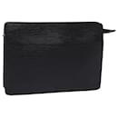 LOUIS VUITTON Epi Pochette Uomo Borsa Clutch Nera M52522 LV Auth 78679 - Louis Vuitton