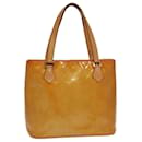 LOUIS VUITTON Borsa a Mano Houston Monogram Vernis Beige M91004 LV Auth 78703 - Louis Vuitton