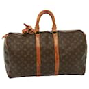 LOUIS VUITTON Monogram Keepall 45 Boston Tasche M41428 LV Auth ac3081 - Louis Vuitton