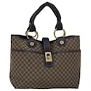 CELINE Macadam Canvas Handtasche Braun Auth 77646 - Céline