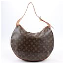 Louis Vuitton Monogram Canvas Croissant GM Schultertasche M51511