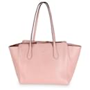 Gucci Pequena Bolsa Swing em Couro de Bezerro Rosa Dollar