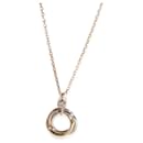 Cartier Trinity Fashion Necklace in 18k 3 Tone Gold 0.05 CTW