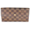 Portefeuille Sarah en toile Damier Ebene Louis Vuitton