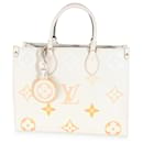 Louis Vuitton Cream Saffron Giant Monogram Empreinte Onthego MM