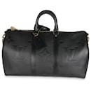 Keepall Bandoulière 45 en Empreinte Monograma Gigante Negro Louis Vuitton