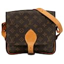 Louis Vuitton Brown Monogram Cartouchiere MM