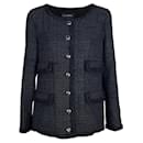 Nuevo Blazer de Tweed Negro Globalización - Chanel