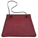 Hermès Aline grande taille cuir bordeaux