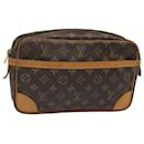 LOUIS VUITTON Monogram Compiegne 28 Clutch Tasche M51845 LV Auth yk13232 - Louis Vuitton