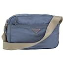 PRADA Sac à épaule en nylon bleu clair Auth 78256 - Prada