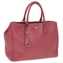 PRADA Galleria Bolso de Mano de Cuero Safiano Rosa Auth bs15375 - Prada