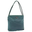 PRADA Hand Bag Nylon Blue Auth 79519 - Prada