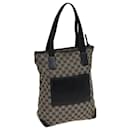 Borsa tote in tela GG Gucci beige 019 0401 Auth 78908