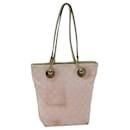 Sac fourre-tout en toile GG Gucci rose 120840 Auth 78782