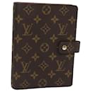 LOUIS VUITTON Couverture d'Agenda Monogram MM Planificateur de Jour R20105 LV Auth 78309 - Louis Vuitton