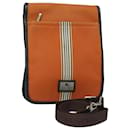 BURBERRY Black label Shoulder Bag Canvas Orange Auth ac3101 - Burberry