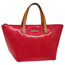 LOUIS VUITTON Monogram Vernis Bellevue PM Borsa a Mano Rose Pop M93669 LV Auth mr270 - Louis Vuitton