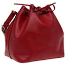 LOUIS VUITTON Epi Petit Noe Shoulder Bag Red M44107 LV Auth mr324 - Louis Vuitton