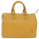 LOUIS VUITTON Epi Speedy 25 Hand Bag Tassili Yellow M43019 LV Auth 78209 - Louis Vuitton