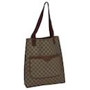 Bolso tote GUCCI GG Supreme Web Sherry Line de PVC beige y rojo 39 02 003 Auth 77664 - Gucci