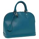 LOUIS VUITTON Epi Alma PM Hand Bag Blue Cyan M40624 LV Auth 78323 - Louis Vuitton