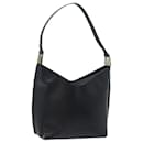 Borsa a spalla GUCCI in pelle nera 001 3014 Auth 79376 - Gucci