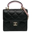 TIMELESS CLASSIQUE TOP HANDLE LEATHER HANDBAG - Chanel