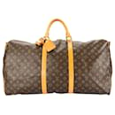 Louis Vuitton Canvas Monogram Keepall Bandouliere 60