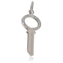 Tiffany & Co. Keys Fashion Pendant in 18k White Gold 0.05 CTW