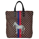 Bolso Atlas Zebra Damier Ébano Savane Louis Vuitton