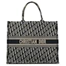 Dior Bleu Grand Sac à Livres Oblique