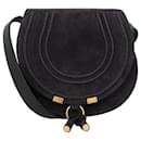 Chloé Small Marcie Saddle Bag Blue