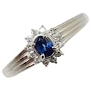 Pt900 Platinum Sapphire Ring in Excellent Condition - & Other Stories