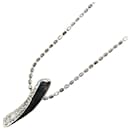 Collier en diamant en or blanc K10WG en excellent état - & Other Stories